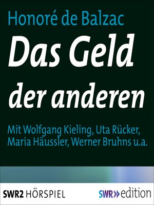 cover image of Das Geld der anderen